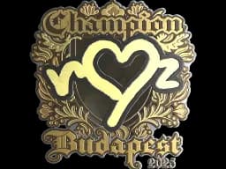 Sticker | ropz (Gold, Champion) | Budapest 2025