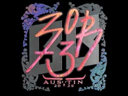 Sticker | zorte (Holo) | Austin 2025