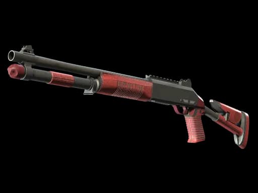XM1014 | Red Leather (Minimal Wear)