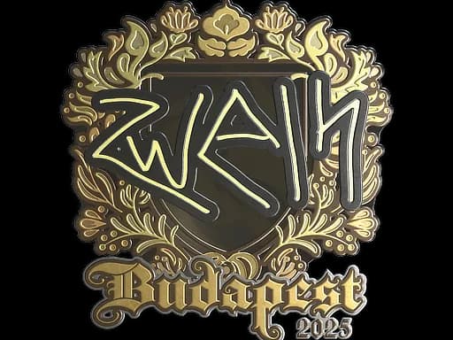 Sticker | zweih (Gold) | Budapest 2025