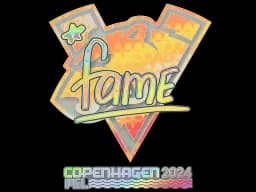Sticker | fame (Holo) | Copenhagen 2024