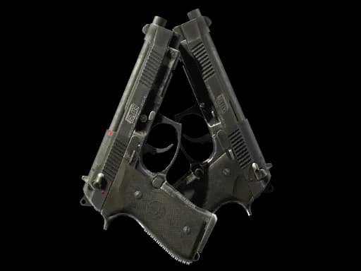 StatTrak™ Dual Berettas | Elite 1.6 (Battle-Scarred)