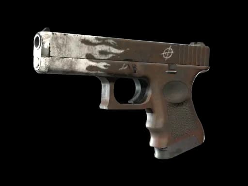 StatTrak™ Glock-18 | Oxide Blaze (Well-Worn)
