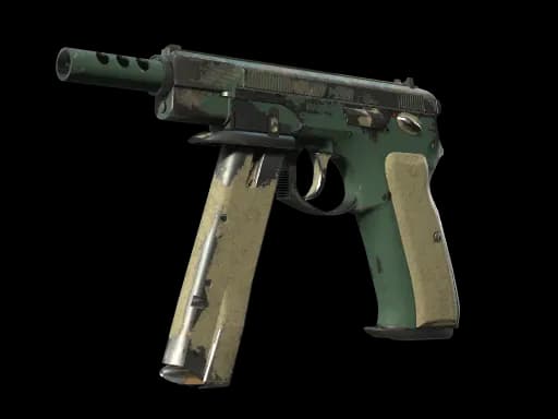 CZ75-Auto | Green Plaid (Battle-Scarred)