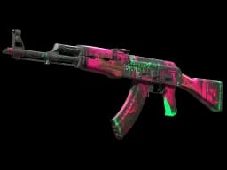 StatTrak™ AK-47 | Neon Revolution (Battle-Scarred)