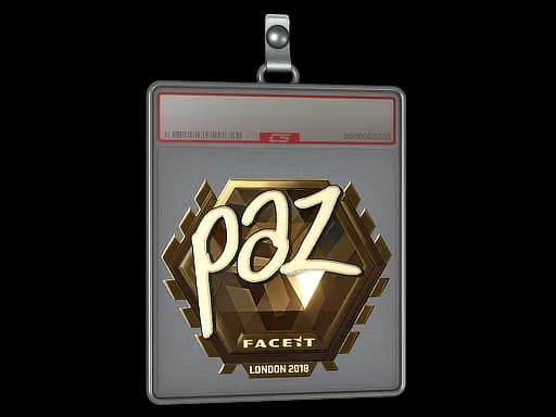 Sticker Slab | paz (Gold) | London 2018