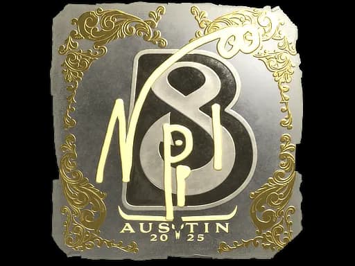 Sticker | npl (Gold) | Austin 2025