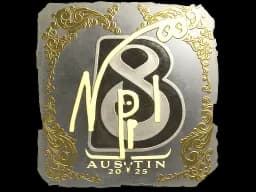 Sticker | npl (Gold) | Austin 2025