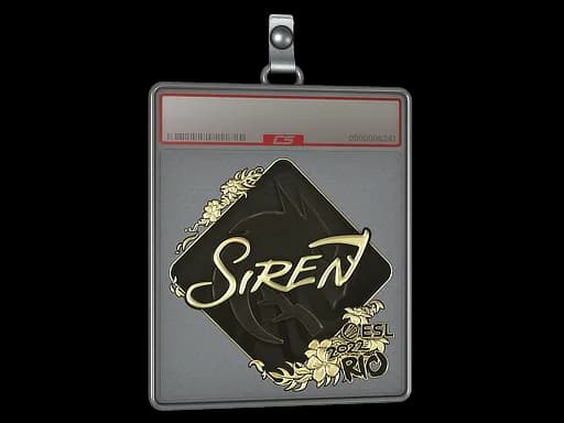 Sticker Slab | S1ren (Gold) | Rio 2022