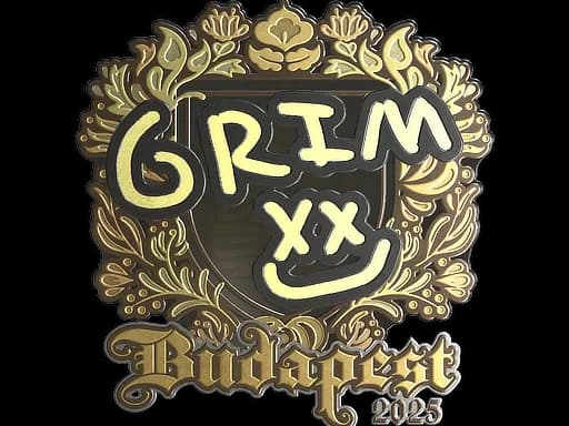 Sticker | Grim (Gold) | Budapest 2025