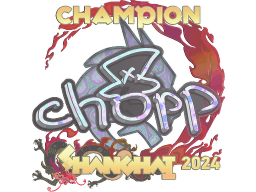 Sticker | chopper (Holo, Champion) | Shanghai 2024