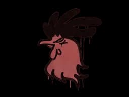 Sealed Graffiti | Cocky (Blood Red)