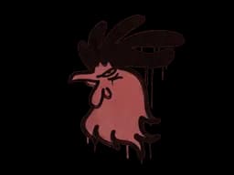 Sealed Graffiti | Cocky (Blood Red)