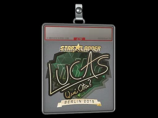 Sticker Slab | LUCAS1 (Gold) | Berlin 2019