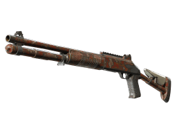 StatTrak™ XM1014 | Red Python (Well-Worn)