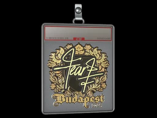 Sticker Slab | fEAR (Gold) | Budapest 2025