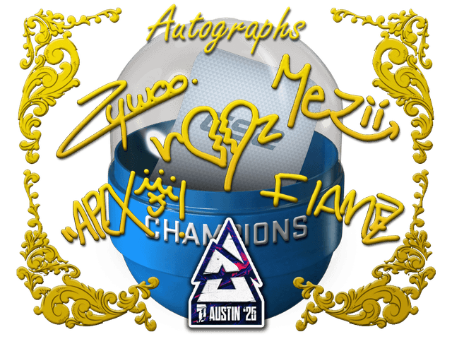 Austin 2025 Champions Autograph Capsule