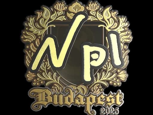 Sticker | npl (Gold) | Budapest 2025