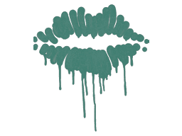 Sealed Graffiti | Kiss (Frog Green)