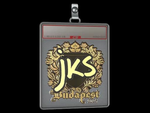 Sticker Slab | jks (Gold) | Budapest 2025