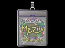 Sticker Slab | mezii (Embroidered, Champion) | Budapest 2025