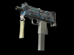 StatTrak™ MAC-10 | Oceanic (Battle-Scarred)