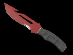 ★ StatTrak™ Survival Knife | Crimson Web (Field-Tested)