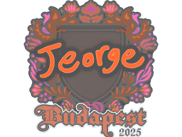 Sticker | jeorge | Budapest 2025