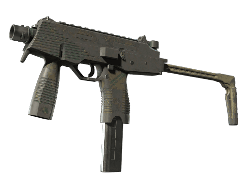 MP9 | Green Plaid (Battle-Scarred)