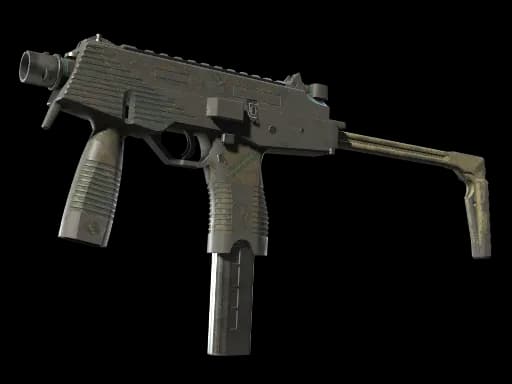 MP9 | Green Plaid (Battle-Scarred)