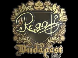 Sticker | regali (Gold) | Budapest 2025