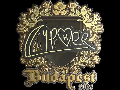 Sticker | Cypher (Gold) | Budapest 2025