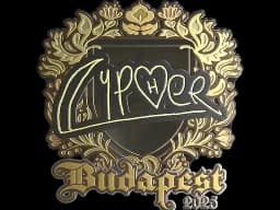Sticker | Cypher (Gold) | Budapest 2025