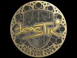 Sticker | beastik (Gold) | Cologne 2026