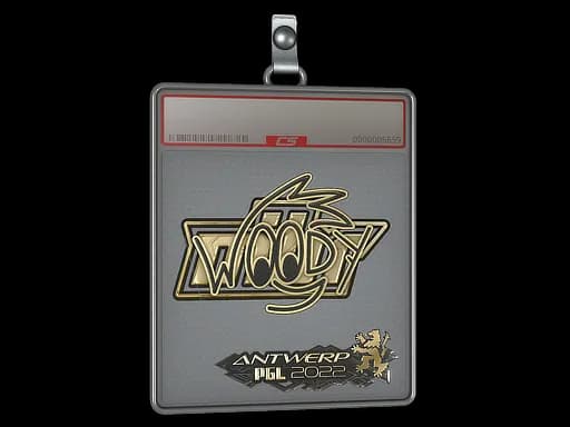 Sticker Slab | WOOD7 (Gold) | Antwerp 2022