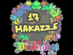 Sticker | makazze (Holo) | Budapest 2025