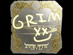 Sticker | Grim (Gold) | Austin 2025