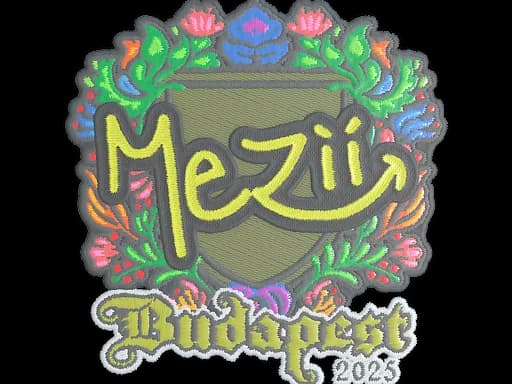 Sticker | mezii (Embroidered) | Budapest 2025