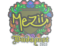 Sticker | mezii (Embroidered) | Budapest 2025