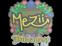 Sticker | mezii (Embroidered) | Budapest 2025