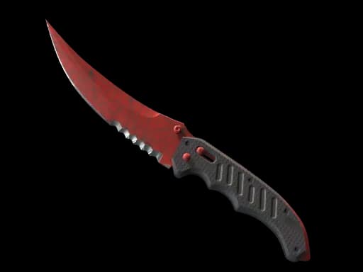 ★ StatTrak™ Flip Knife | Crimson Web (Minimal Wear)