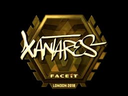 Sticker | XANTARES (Gold) | London 2018
