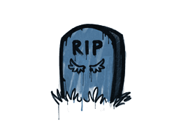 Sealed Graffiti | Tombstone (Monarch Blue)