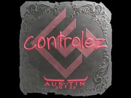 Sticker | controlez (Foil) | Austin 2025