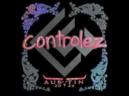 Sticker | controlez (Holo) | Austin 2025