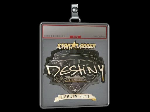 Sticker Slab | DeStiNy (Gold) | Berlin 2019