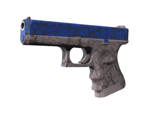 StatTrak™ Glock-18 | Blue Fissure (Minimal Wear)