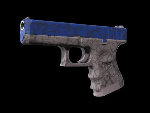 StatTrak™ Glock-18 | Blue Fissure (Minimal Wear)