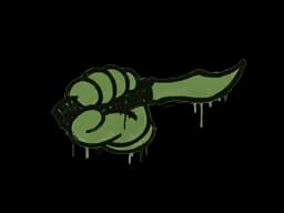 Sealed Graffiti | Backstab (Battle Green)