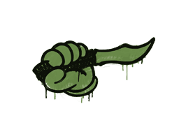 Sealed Graffiti | Backstab (Battle Green)